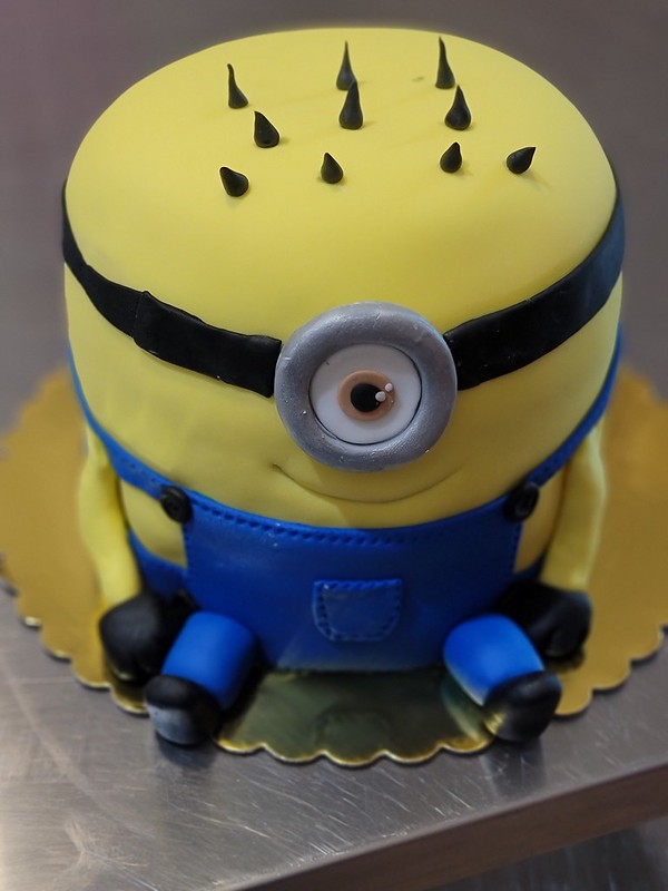 Minion Cake by Brittany's Sweets Cakes