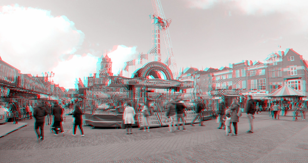 Kermis 2022 Delft 3D GoPro B&W