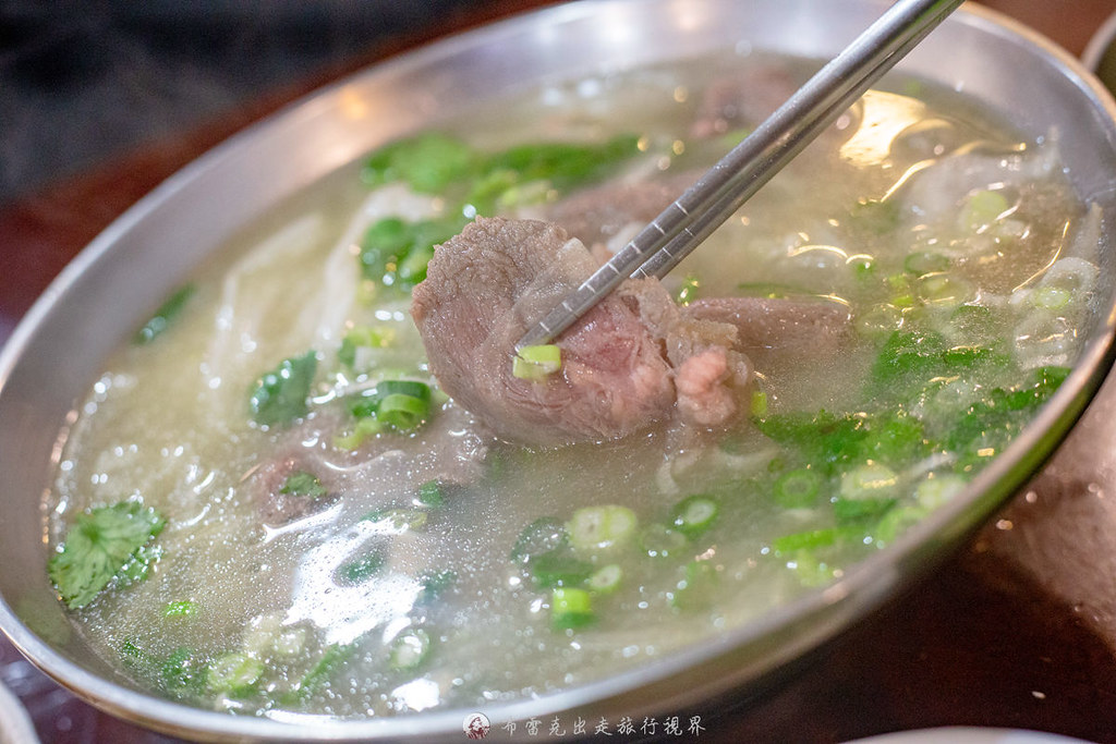 南京三民美食,越南河內河粉,越南河內河粉菜單,越南河內河粉 生牛肉河粉 @布雷克的出走旅行視界