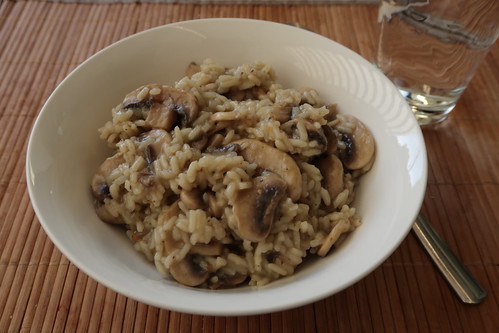 One Pot Reisgericht mit Pilzen (mein Portion)