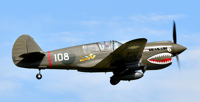 1941 Curtiss P-40E Kittyhawk 108 USAAF 41-35927 N1941P Delivered to RAF as ET573 s/n 4181M