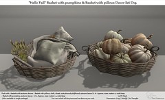 .:Tm:.Creation:. "Hello Fall" Basket with Decors Set D19