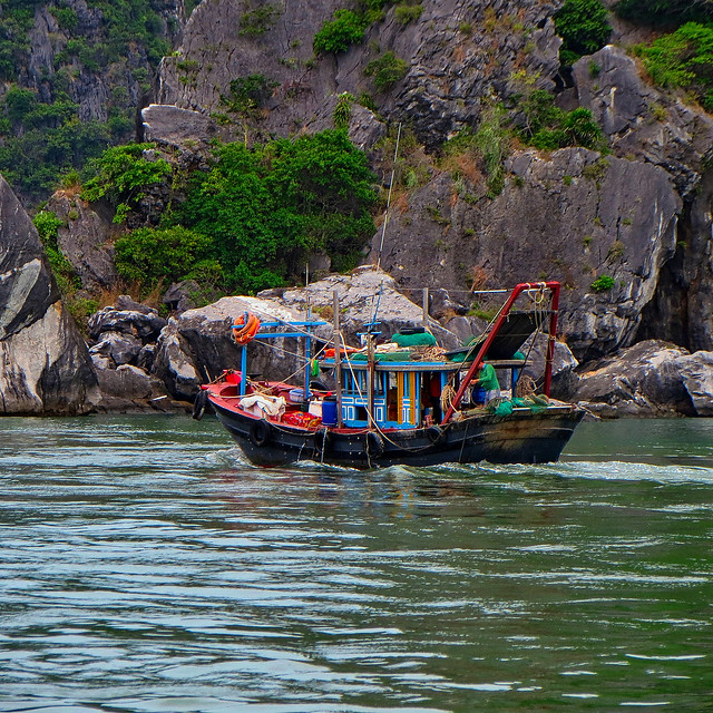 Vietnamese fishing boat
