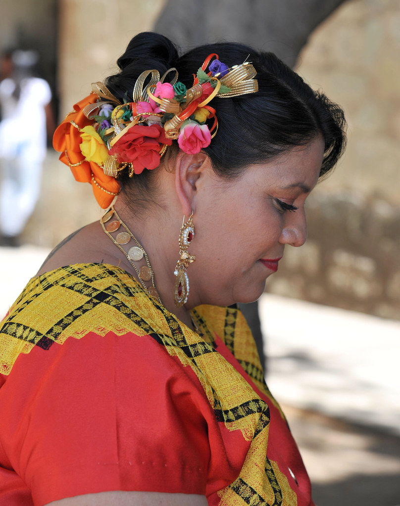 Tehuana Zapotec Woman Oaxaca Mexico People Gente