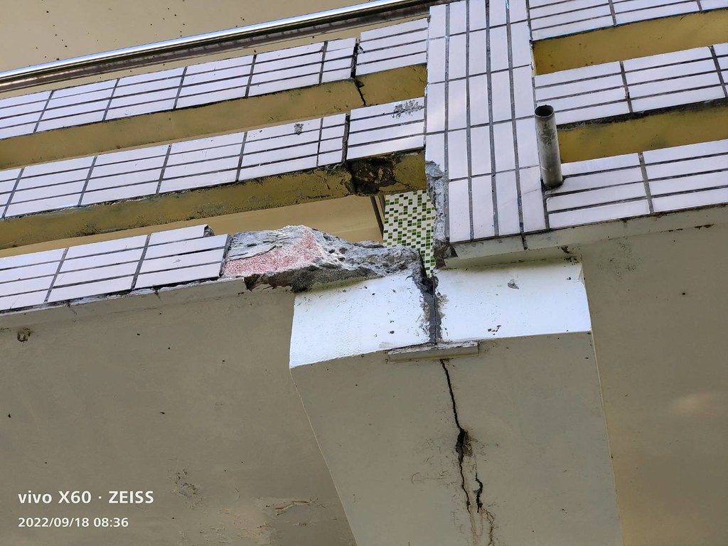 0917地震縱谷地區學校災損。圖片來源：台東縣政府