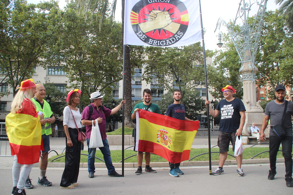 FOTOGRAFÍA. BARCELONA (ESPAÑA), 18.09.2022. Cataluña se levanta contra el régimen xenófobo que ocupa el Gobierno de la Generalidad de Cataluña. Ñ Pueblo (38)