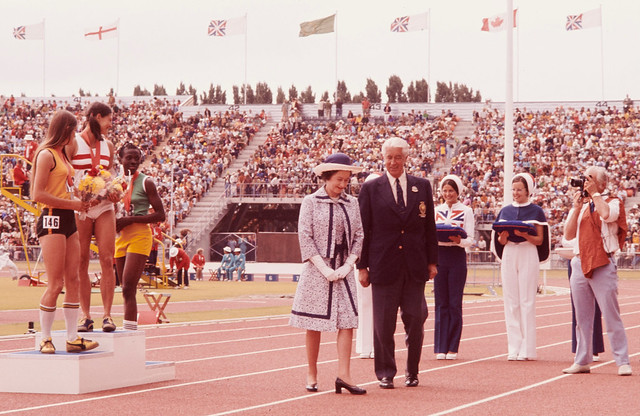 Queen Elizabeth II at the 1974 Commonwealth Games