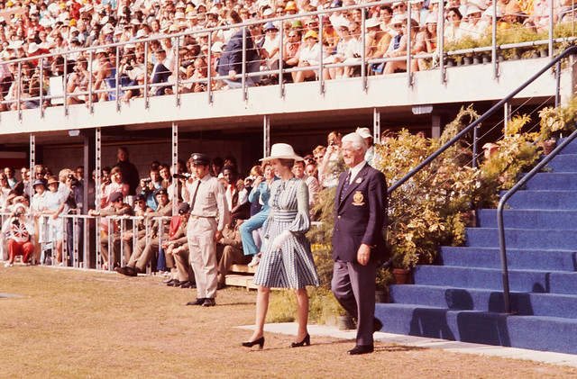 Princess Anne at the 1974 Commonwealth Games
