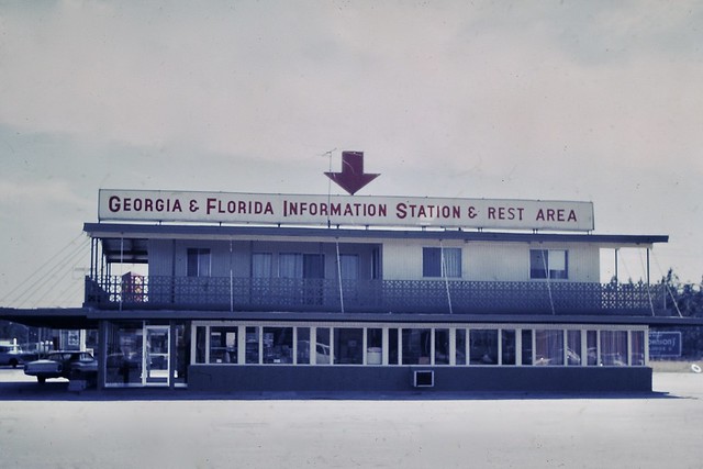Found Photo - Georgia & Florida Information Station & Rest Area