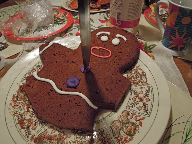 Oh Nooooo!!!   A Thanksgiving cookie finds itself in quite a dire predicament.  (Remember 