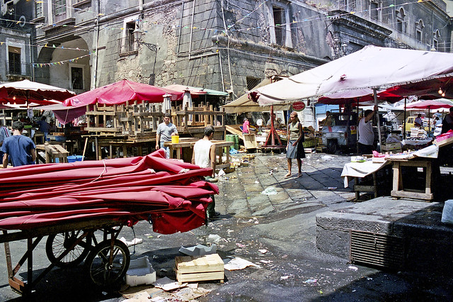 Catania Fish Market, Sicily, July 2004