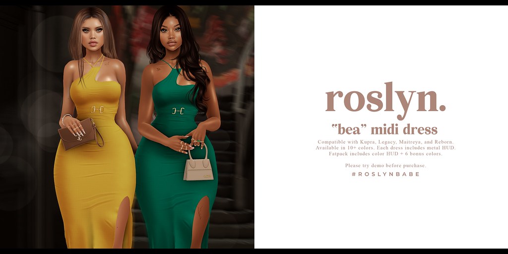 roslyn. “Bea" Midi Dress @ Tres Chic // GIVEAWAY!