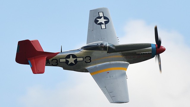 North American P51 D Mustang Tall In The Saddle USAF 44-72035 G-SIJJ