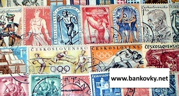 Známky Československo balíček 300 ks rôznych