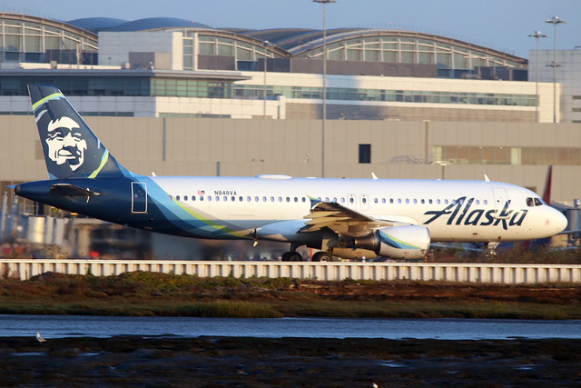 A320 N848VA Alaska Airlines - San Francisco   8/9/22