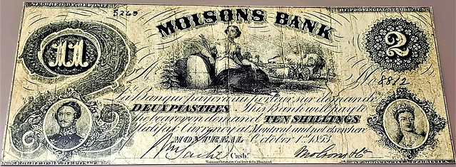 Deux piastres / ten shillings note poster