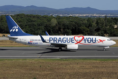 Smartwings (Prague ❤️ you) B737-8FH OK-TVF GRO 20/08/2022