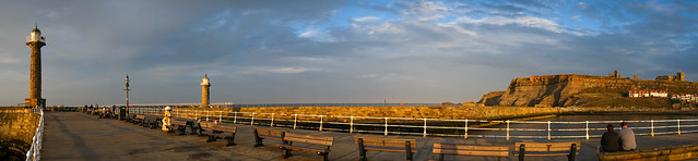 Whitby Pier panorama