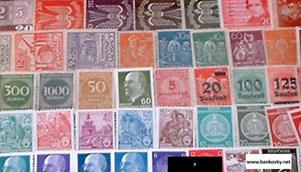 Známky Nemecko balíček 100 ks rôznych nerazítkovaných MINT