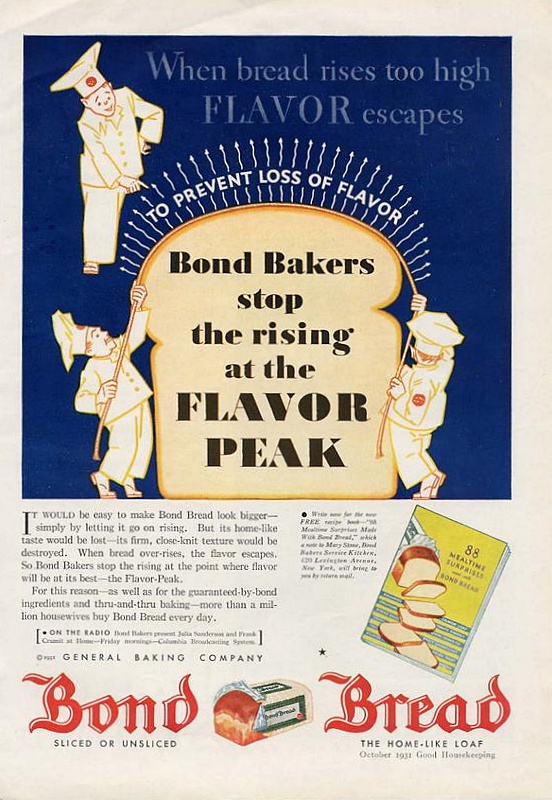 BOND BREAD - 1931