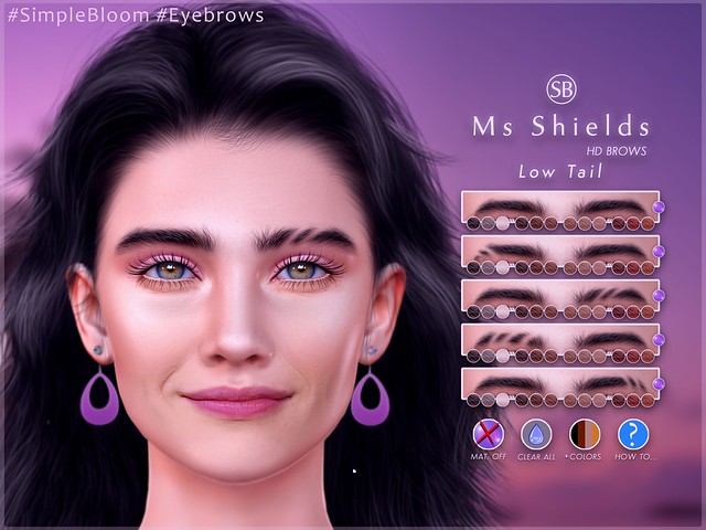 #GIVEAWAY: Brows - Ms Shields, Low Tail  (HD & BoM)