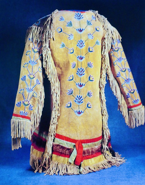 Dakota Man's Coat back, Northern Plains or Montana c. 1890