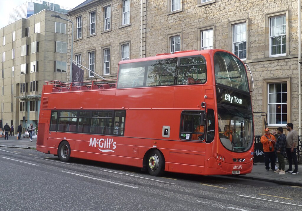 McGill’s Scotland East 2906 at Saint Andrew Square, Edinburgh.