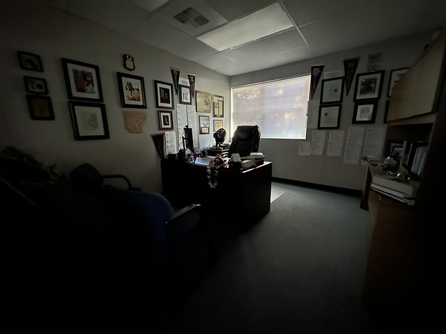 an empty office