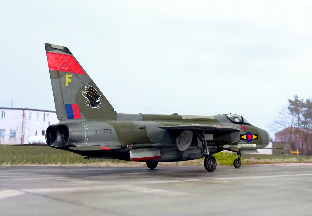 1:72 English Electric/BAC ‘Skyspark’ F.6; aircraft ‚F (s/n XR778)' of the Royal Air Force 11 Squadron; RAF Binbrook (Linconshire, Eastern UK), 1977 (What-if/kitbashing)
