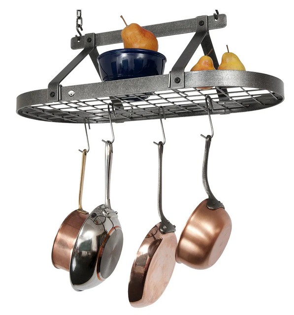 Exclusive Gourmet Classic Oval Ceiling Pot Rack by Enclume