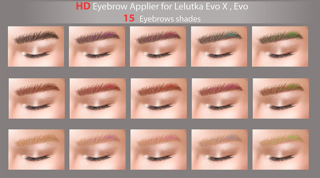 C A T S Y – HD Realistic Eyebrows LeL EVO X  LeL  EVO