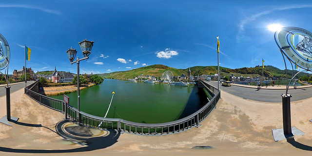 Bernkastel-Kues - Moselbrücke 360 Grad