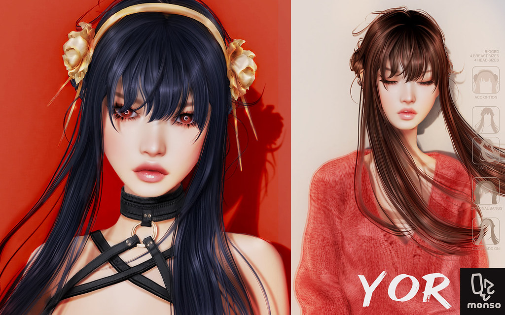 monso] Yor Hair, new hair inspired by spy family is out @ …