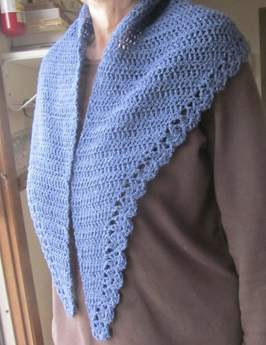 Marie (thecatsmom) finished crocheting her second Brenna by PurpleIguana using Navia Silkiull for both.