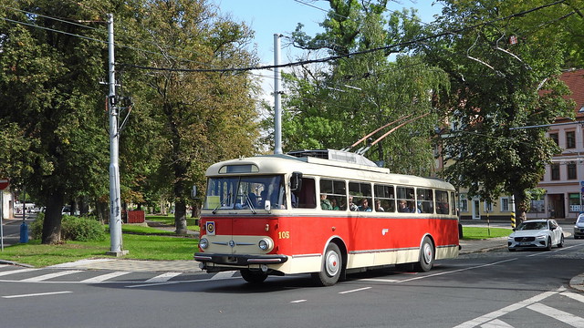 2022-09-10 Teplice Trolleybus Nr.105
