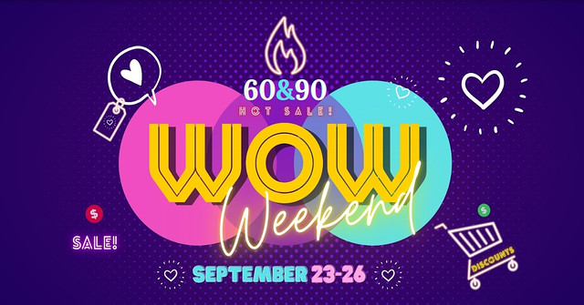 Steals, Deals And Bargains To Be Found At Wow Weekend!