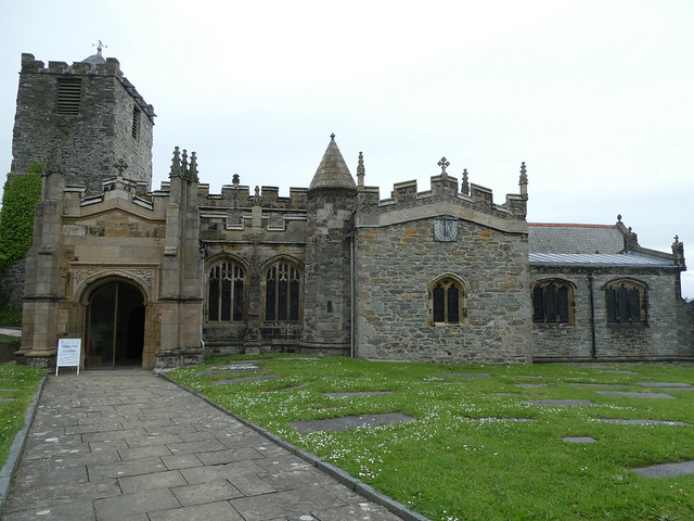 Holyhead [Listed Building Grade II] - Church of St Cybi 220517
