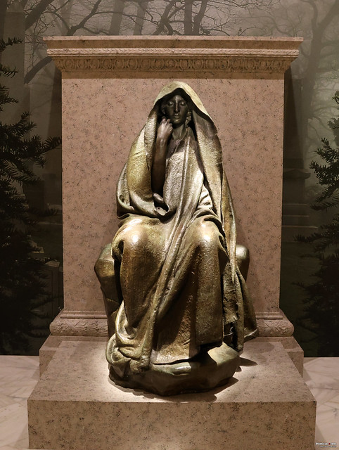 Adams Memorial, modeled 1886-91, cast 1969, Augustus Saint-Gaudens, 1848-1907