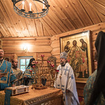 24 сентября 2022, Литургия в церкви вмч. Георгия Победоносца, подворье Николо-Малицкого монастыря (п. Черкассы)