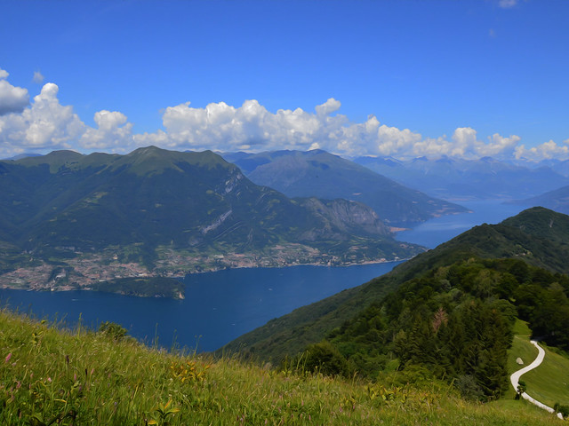 Lago di Como dal rifugio Martina