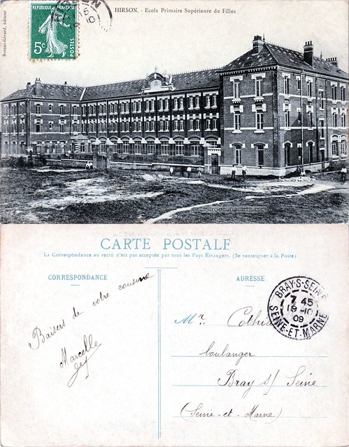 Hirson - Ecole Primaire Supérieure de Filles - 1909