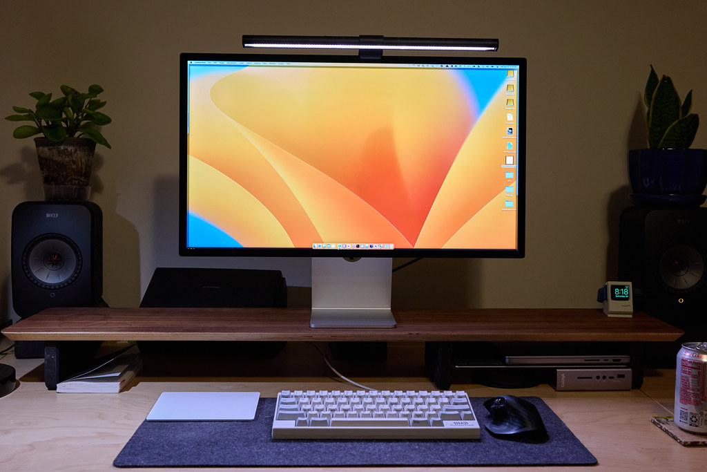 Apple Studio Display in home office