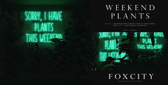 FOXCITY. Photo Booth - Weekend Plants