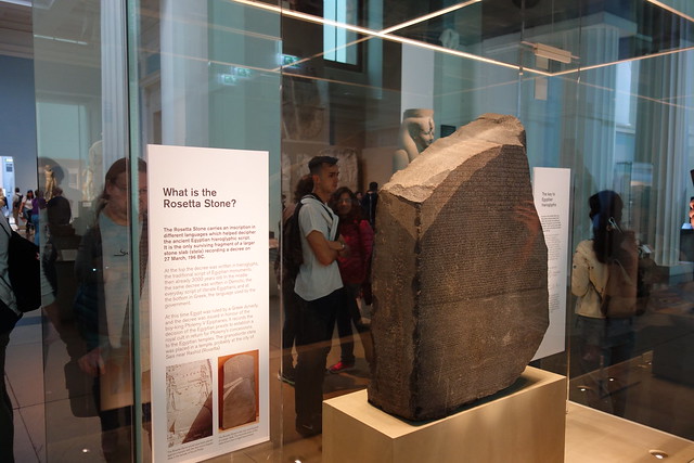 The Rosetta Stone - British Museum - London, England, UK