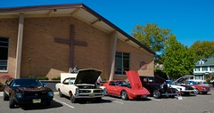 All the great cars and people at the 2nd Annual Vehicle Show Church of the Sacred Heart Riverton, NJ #cars #classiccars #carshow #riverton #churchofthesacretheart