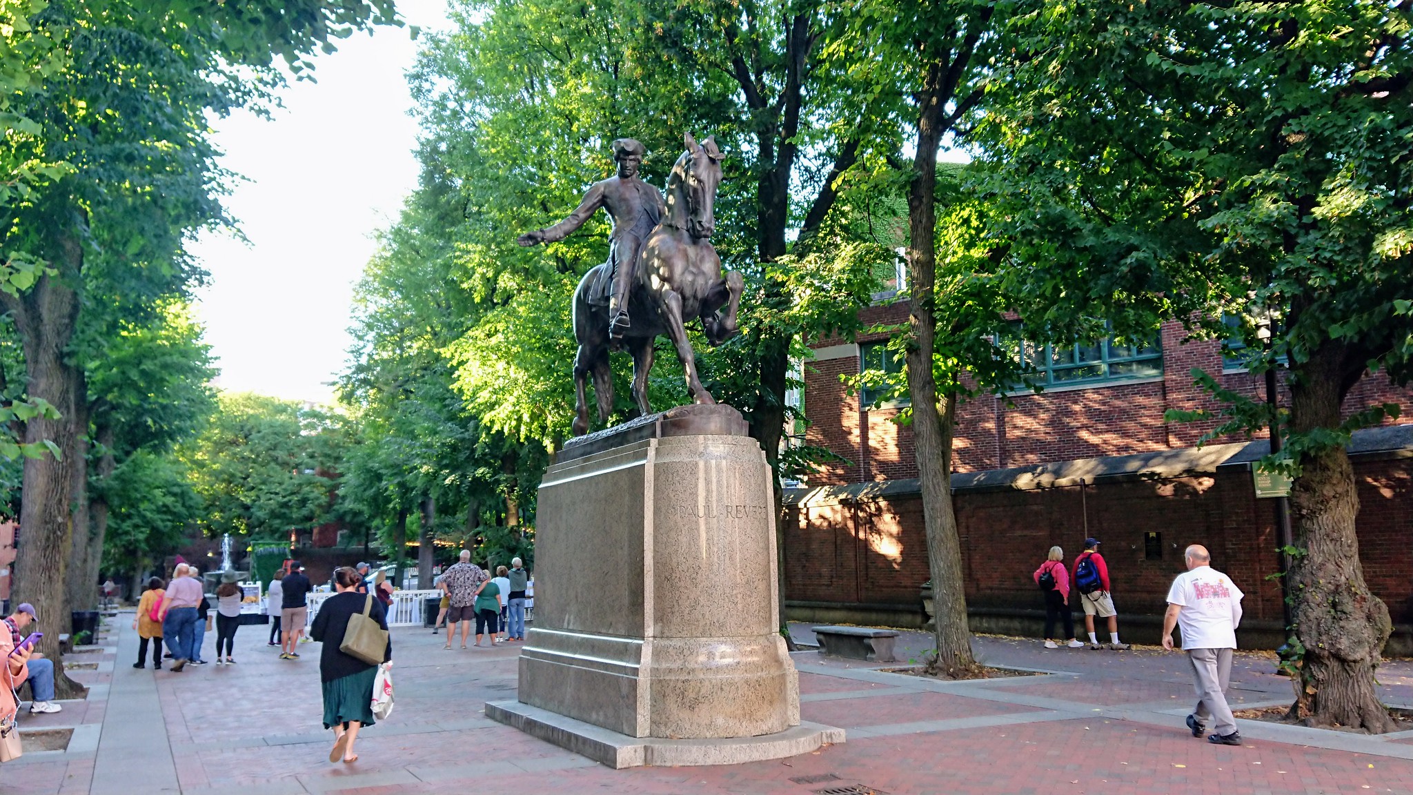 Paul Revere Statue - Freedom Trail - Boston, MA