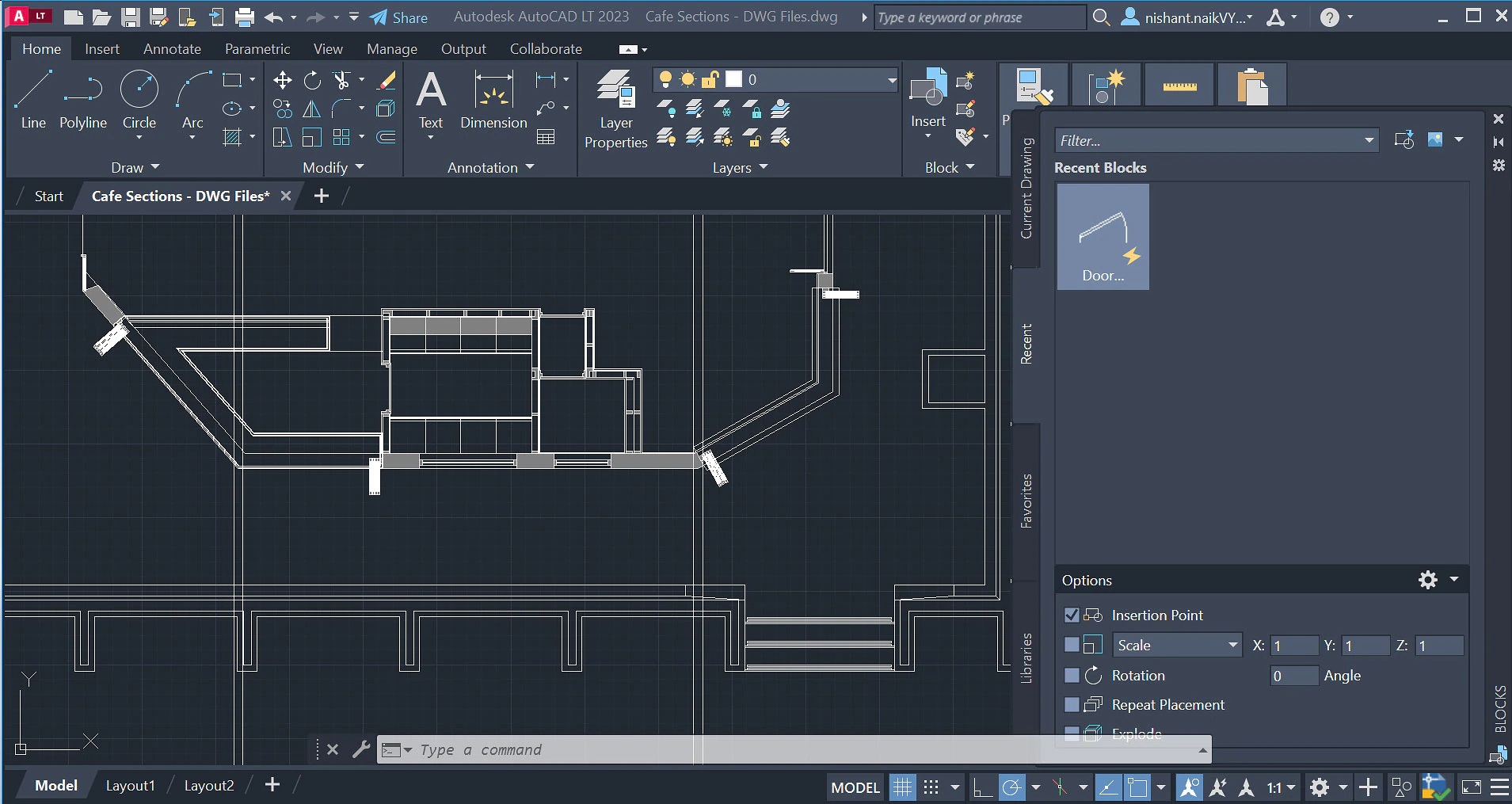 Working with Autodesk AutoCAD LT 2023.1.1 full