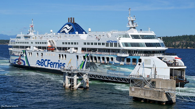 BC Ferries' Coastal Inspiration arrives back at 'home base' @ Duke Point Terminal near Nanaimo - 8 September 2022 [© WCK-JST]