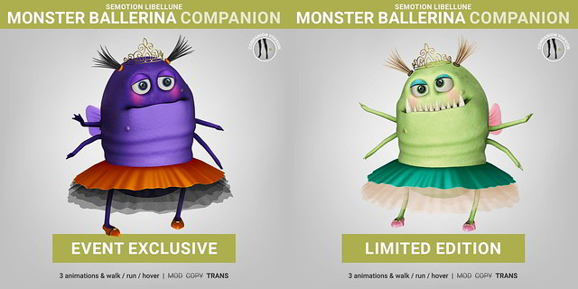 SEmotion Libellune Monster Ballerina Companion LIMITED