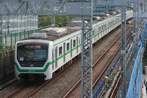 Seoul Metro 2000 series (3rd ver) in Hanyang Univ.Sta, Seongdong, Seoul, S.Korea /Sep 23, 2022